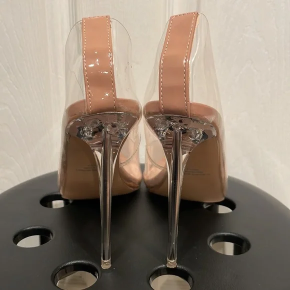 Clear Heels Size 10 - Picture 5 of 10